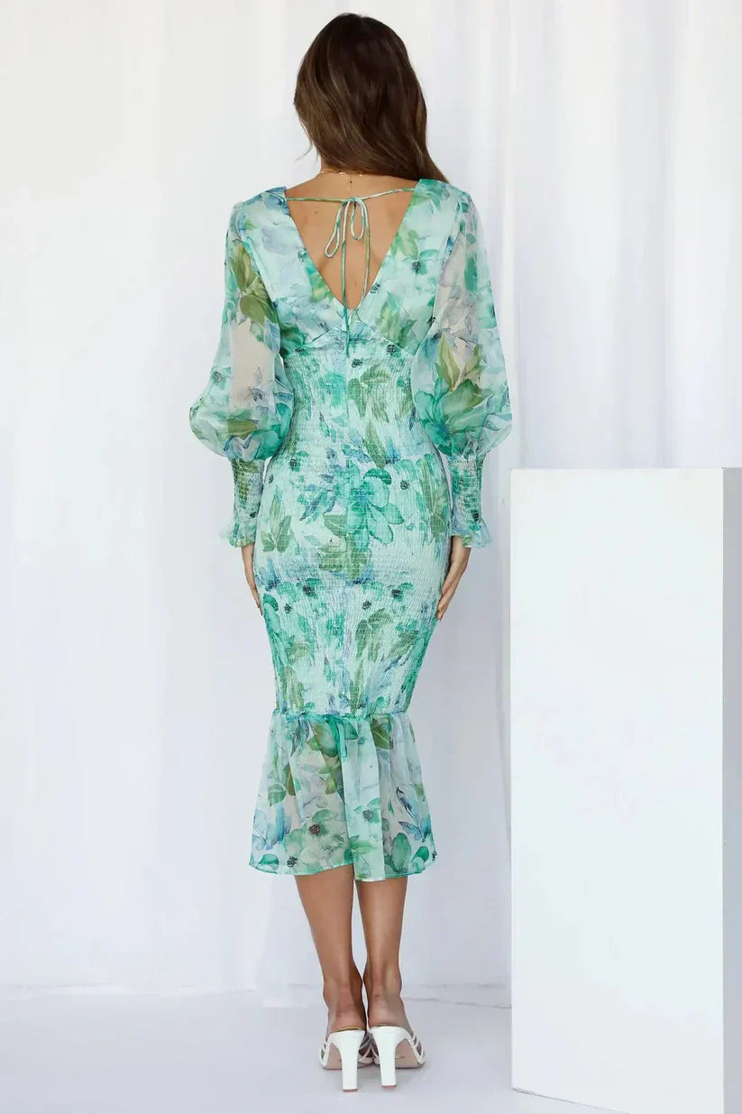 Beautiful Floral Party Dress