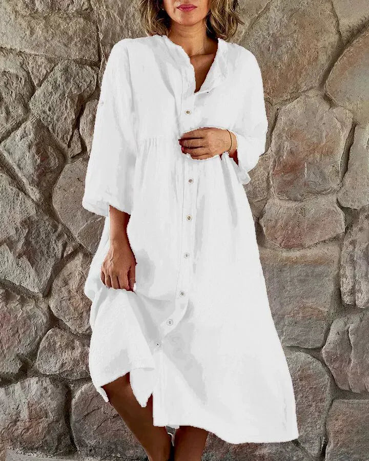 Long Sleeve Floor Length Evening Dress