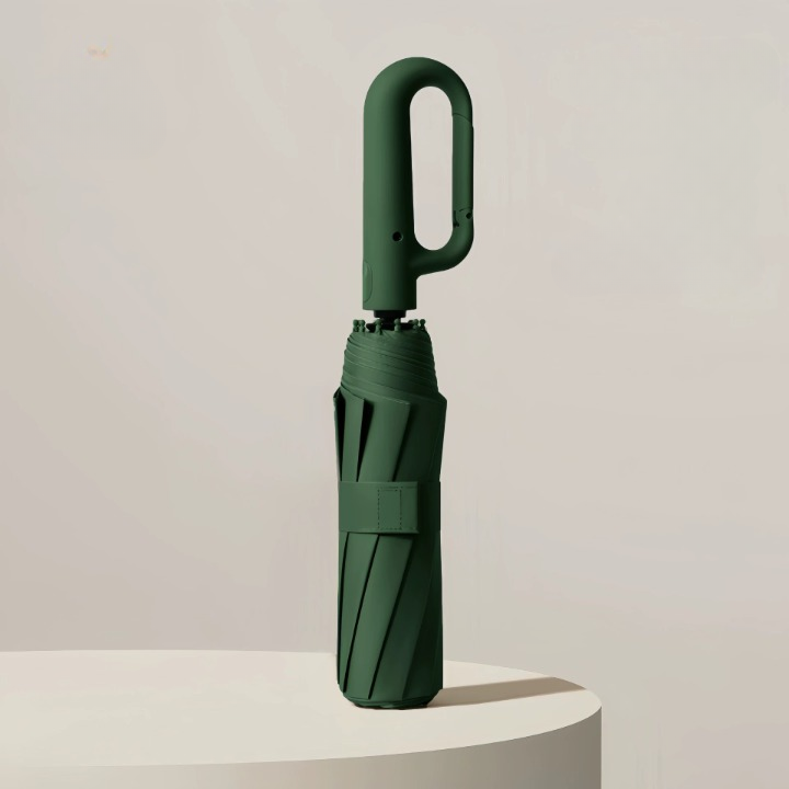 Waterproof Compact Folding Umbrella with Reflective Tape