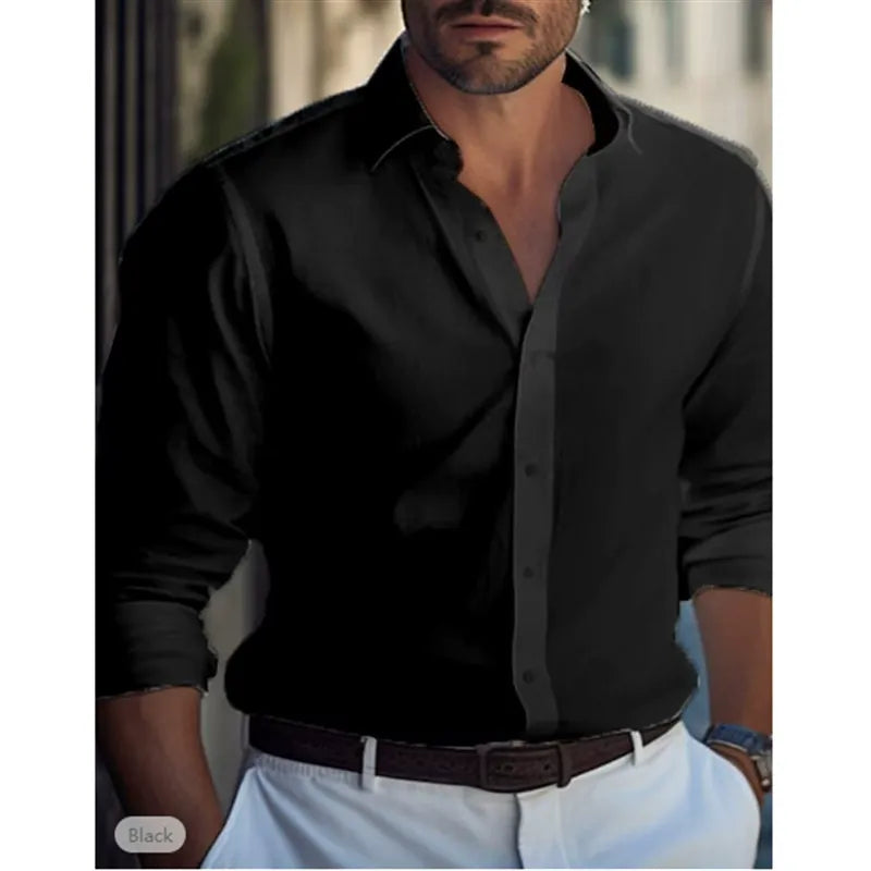 Slim Fit Men's Classic Cotton Shirt