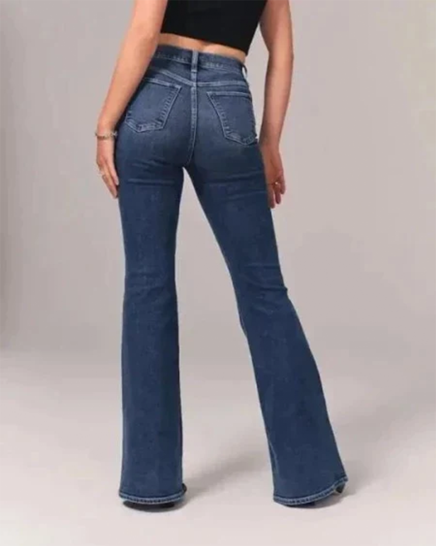 Women's Comfortable Wide Leg High Waist Jeans