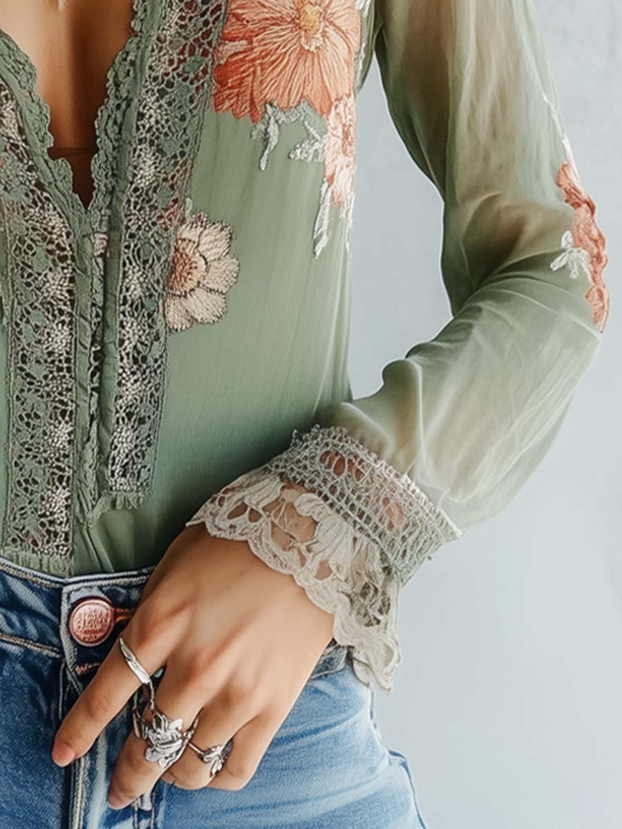 Vibrant Chic Women's Floral Top