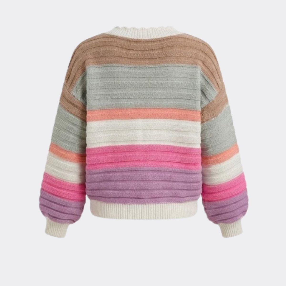 Ladies' Colorful Sweater Cardigan