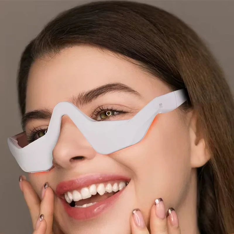 Anti Aging Eye Massager with Red Light Therapy