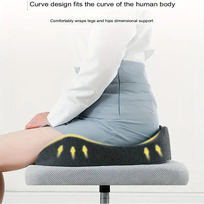 Ergonomic Supportive Gel Seat Office Chair Pad