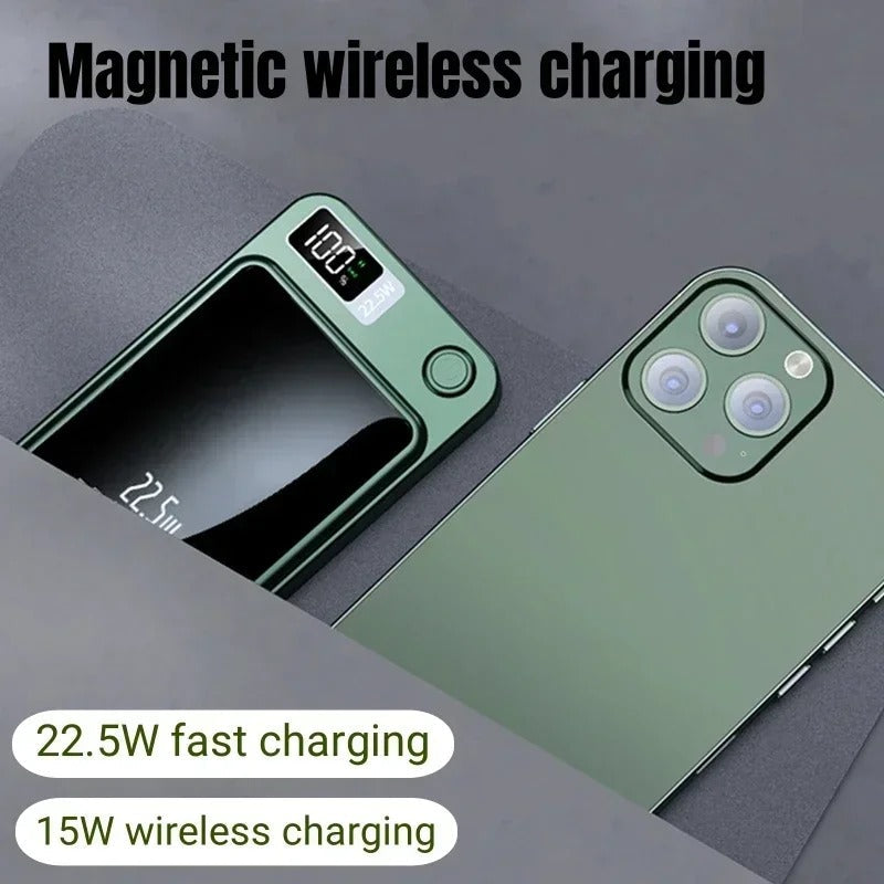 QuickCharge Wireless Portable Power Bank with Fast Charging