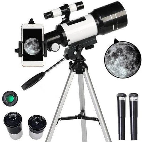 Easy View Astronomy Telescope with Tripod and 150x Zoom