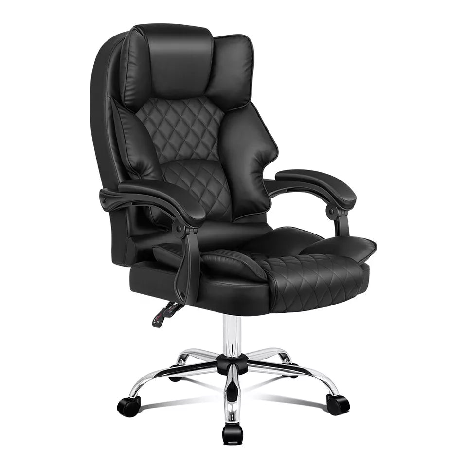 Luxury Brown Leather Reclining Chair