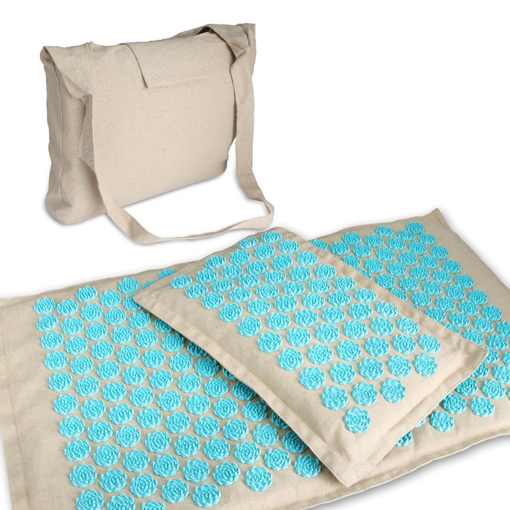 Massage Mat with Soft Pillow - Best Back Pain Relief