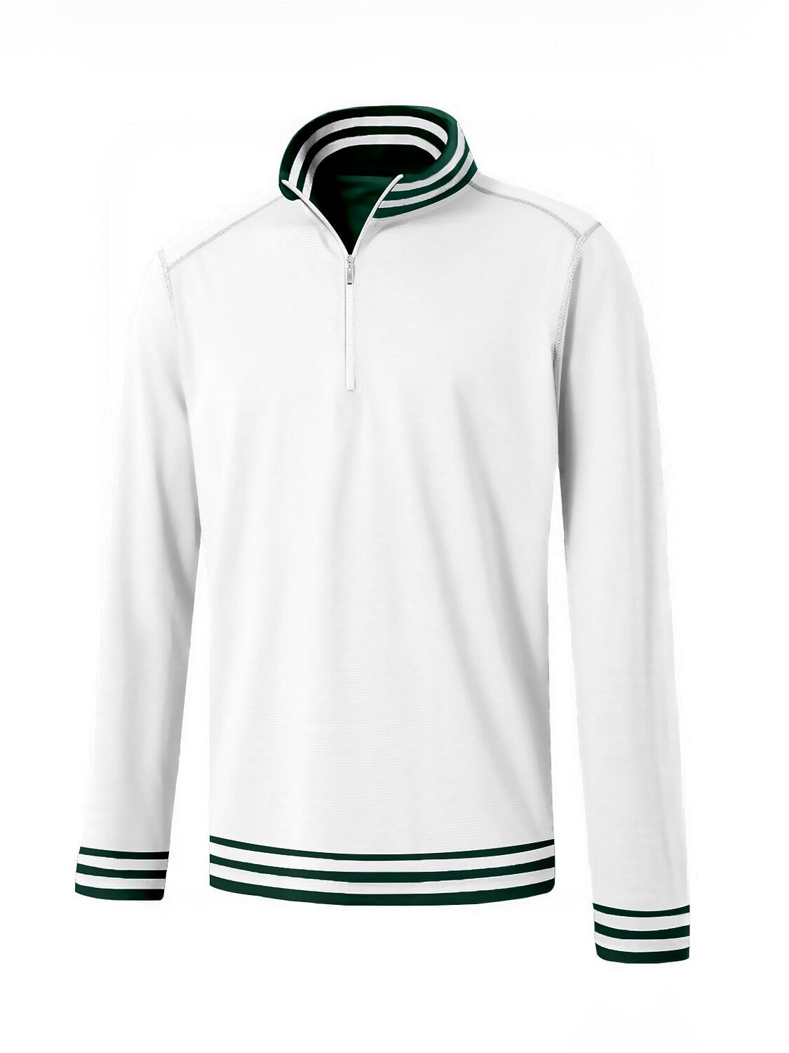 Colorful Ocean Mens Golf Quarter Zip Sun Shirt