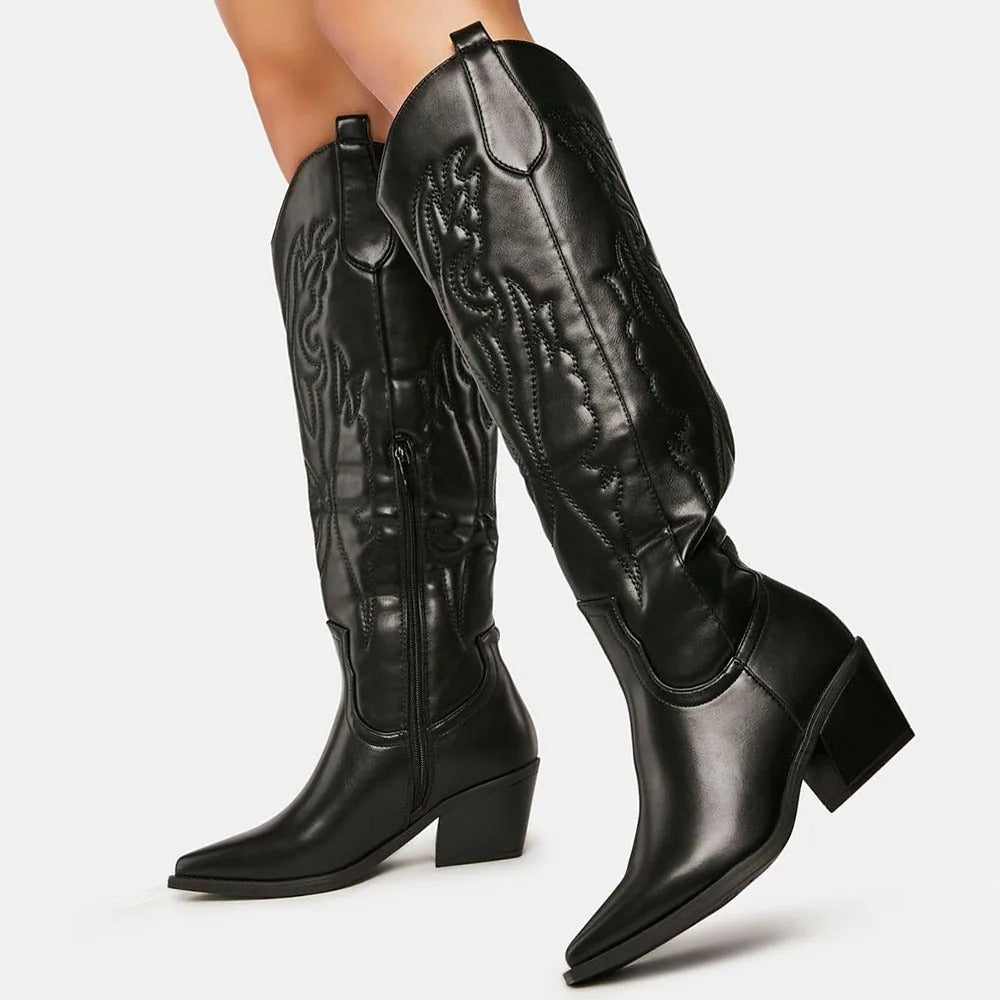 Rustic Country Tall Cowboy Boots