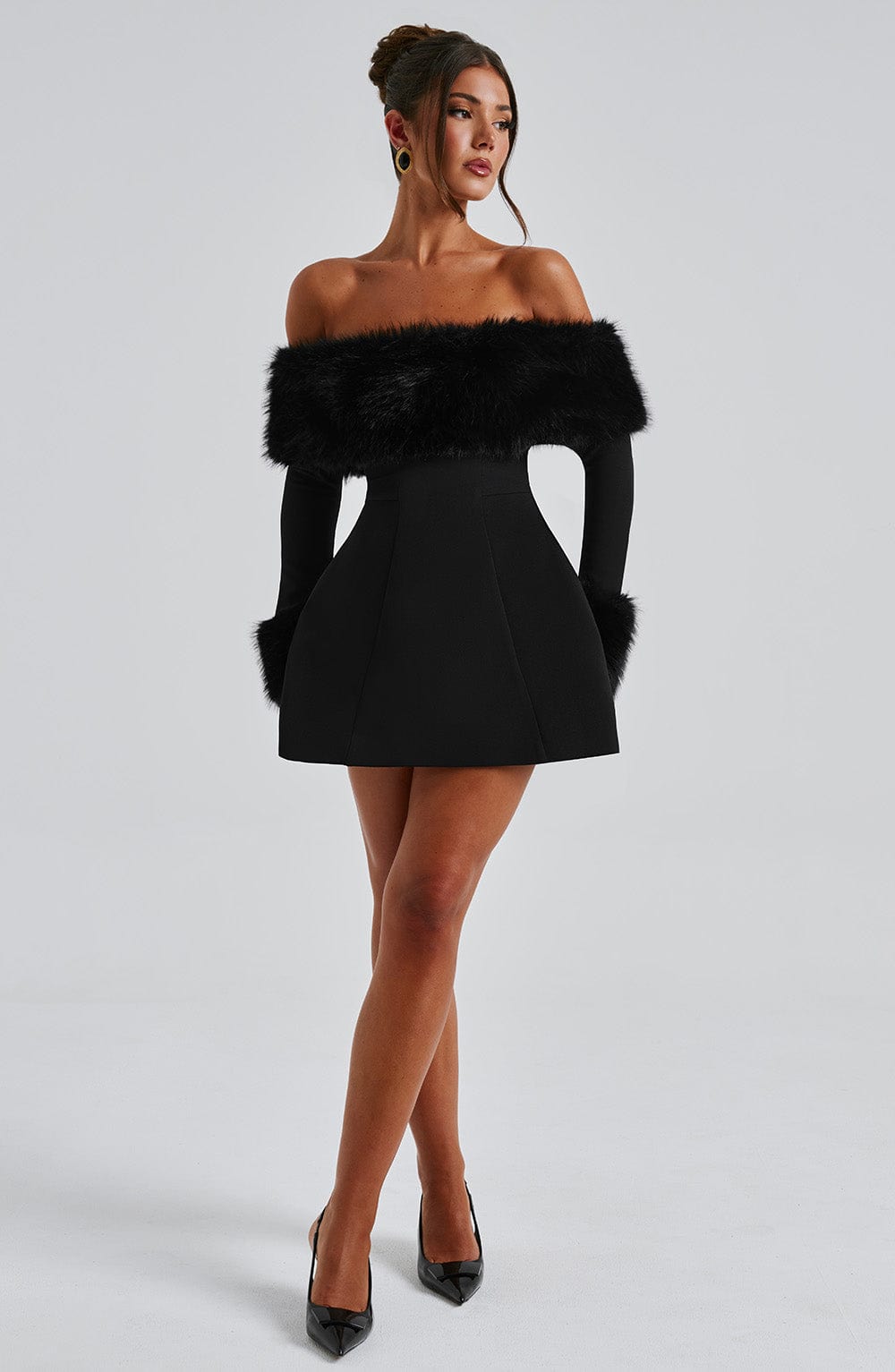 Eliza | Luxurious Fur Dress