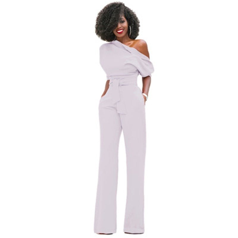 Ladies' Cold Shoulder One Piece Jumpsuit