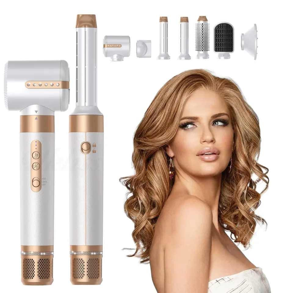 All in One Hair Curler and Straightener Set - Luxivelle