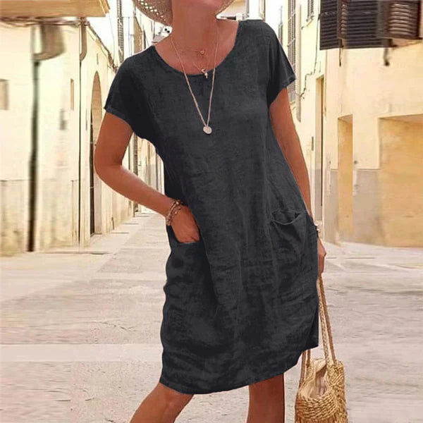 Elsie | Belly Hiding Maternity Dress - Luxivelle