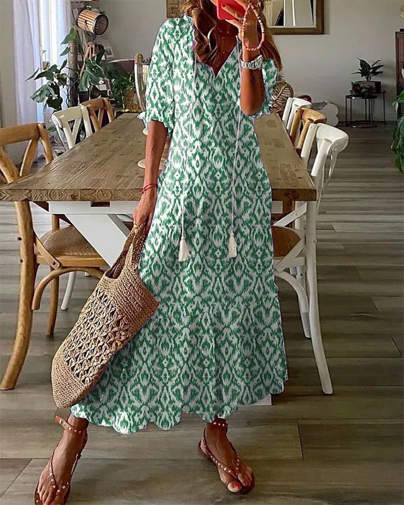 Mia | Floral Maxi Dress-4