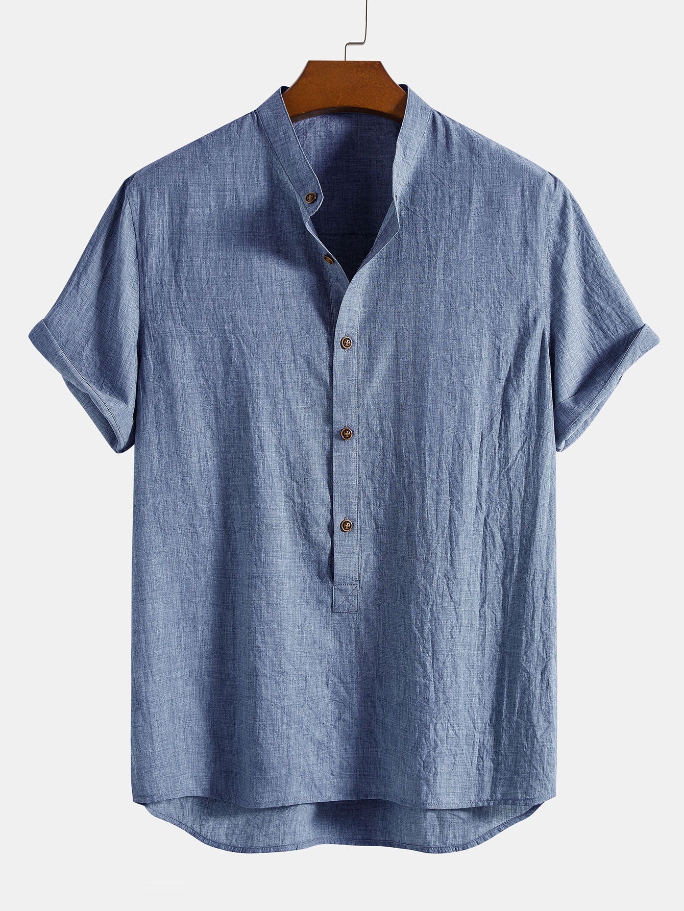 Casual Loose Fit Short Sleeve Shirt and Pants Set