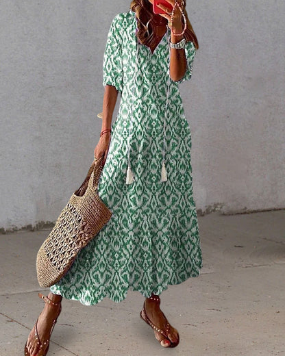 Mia | Floral Maxi Dress-5