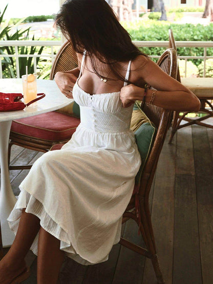 Floral Tiered Waist Dress