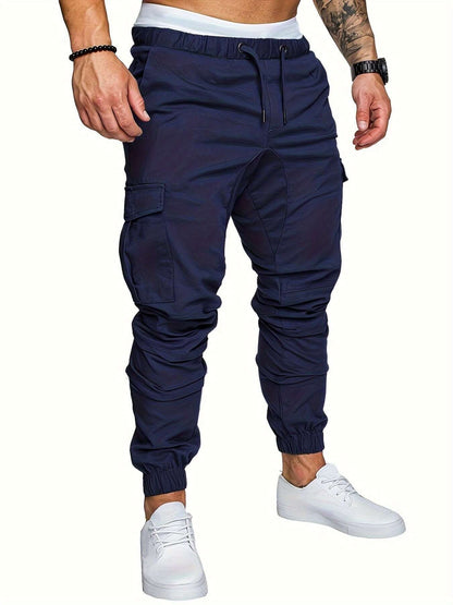 Comfortable Elastic Waist Jogger Pants for Men