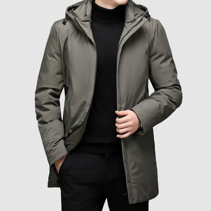 Warm Insulated Mens Parka Coat - Luxivelle
