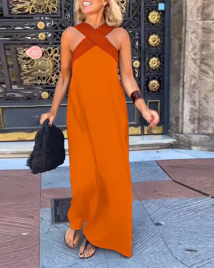 Relaxed Fit Airy Maxi Sundress