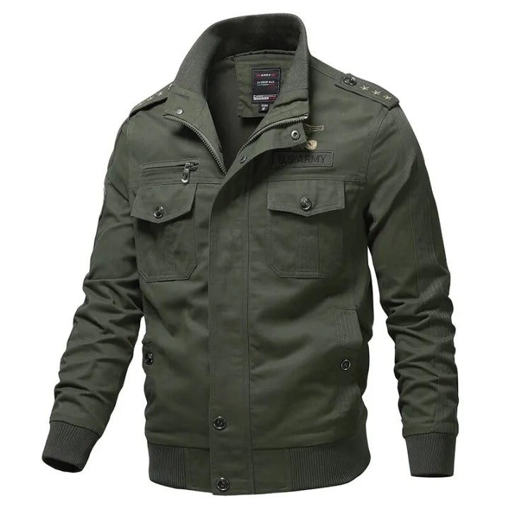 John | Zipper Breast Pocket Suede Jacket