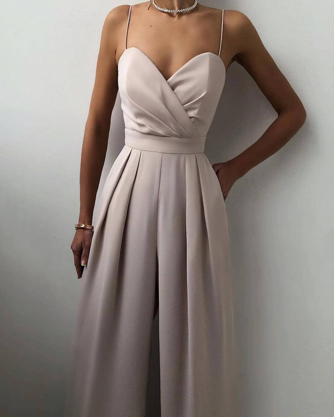 Chic High Waist Women's Jumpsuit