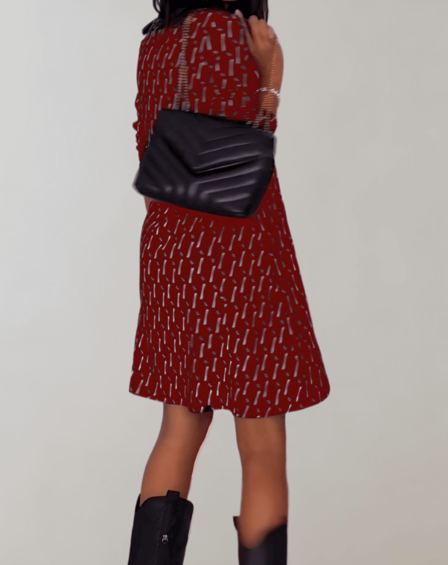 Lady's Bright Garden Party Dress