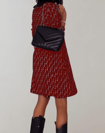 Lady's Bright Garden Party Dress