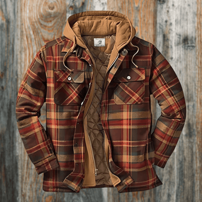 Classic Plaid Mens Jacket - Comfort Fit