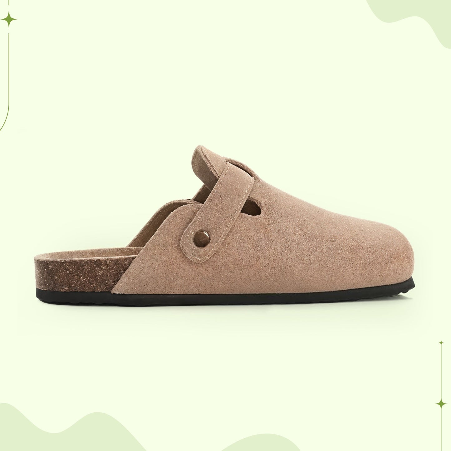 Comfortable Women's Natural Cork Sandals
