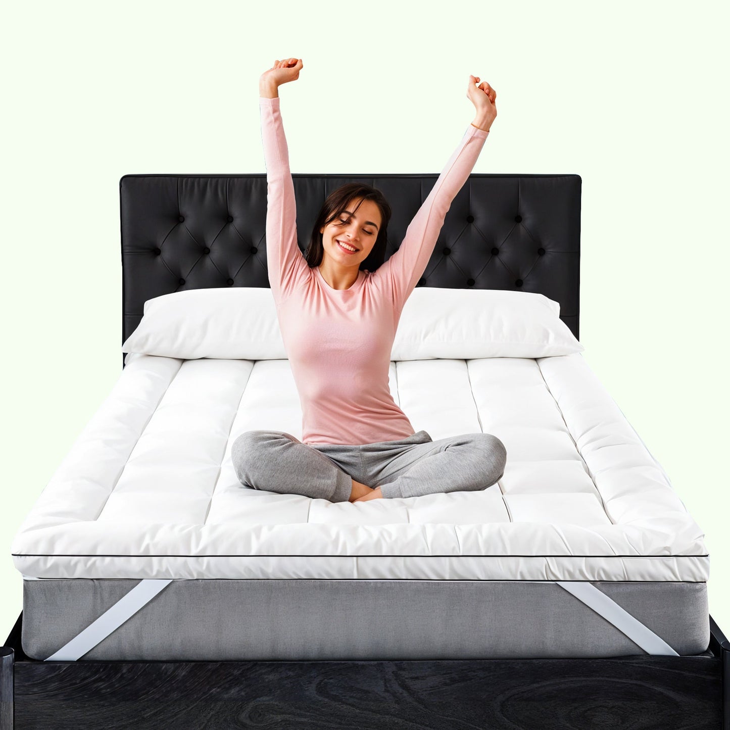 Premium Bed Mattress Topper for Deep Sleep Comfort