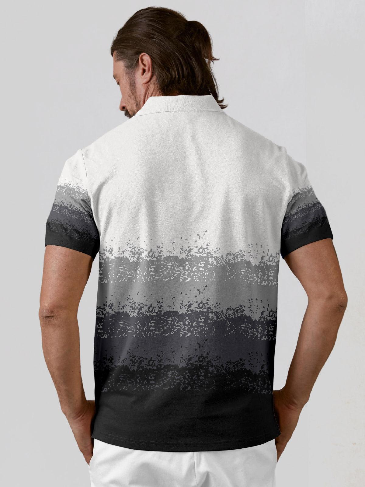 Breathable Mens Polo Shirt UV Protection
