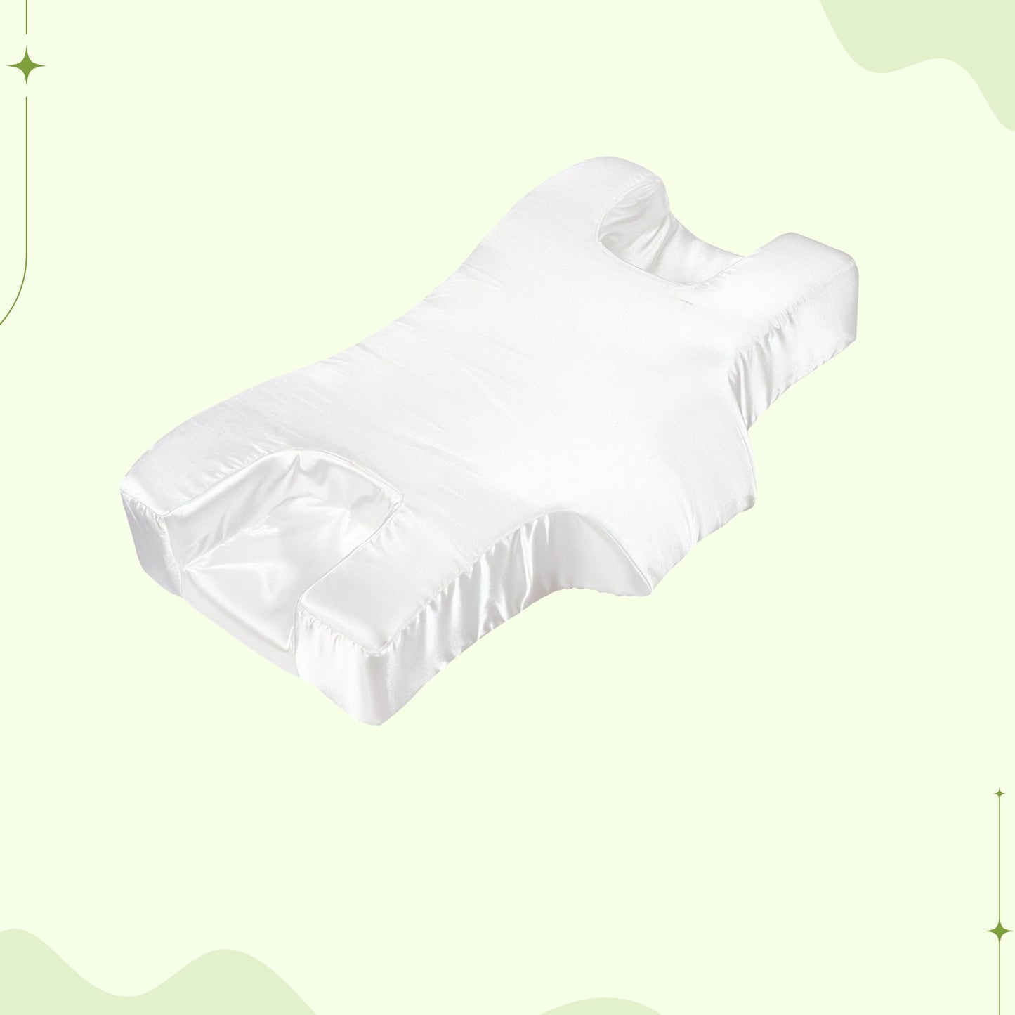 Soft 2 in 1 Contour Beauty Pillow with Silk Cover