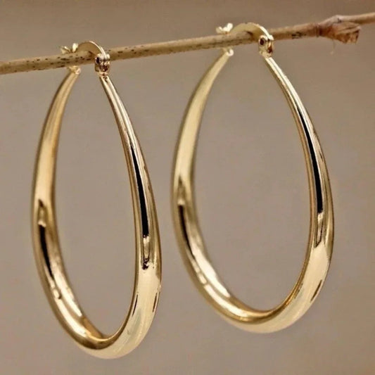 Classic Round Drop Earrings - Luxivelle