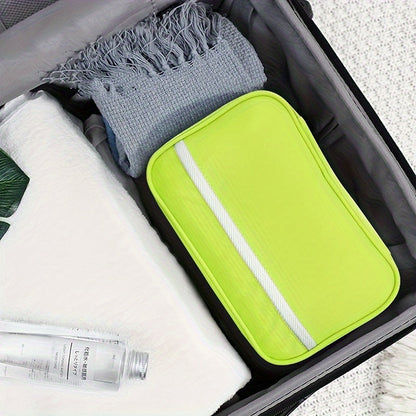 Portable Travel Toiletry Bag – Space Saving Bathroom Organizer