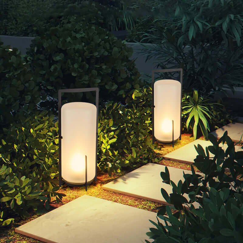 Outdoor Glass Solar Powered Garden Light