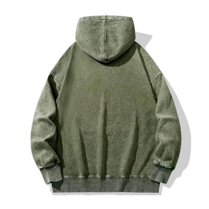 Relaxed Fit Mens Hooded Sweatshirt