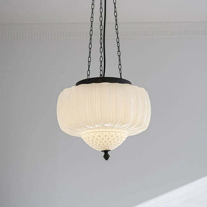 Contemporary Chrome Hanging Light Fixture