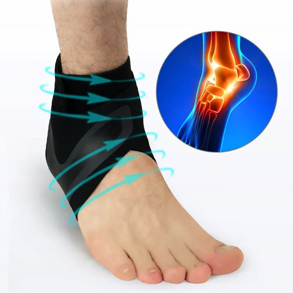Comfortable Supportive Ankle Wrap for Sports Injuries