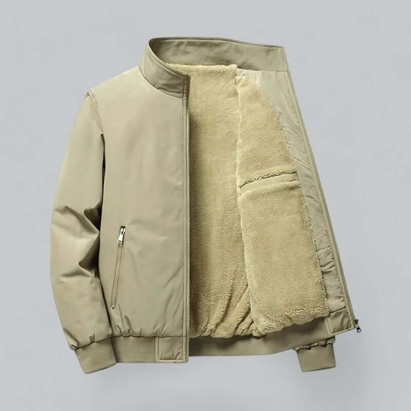 Warm Waterproof Mens Fleece Coat