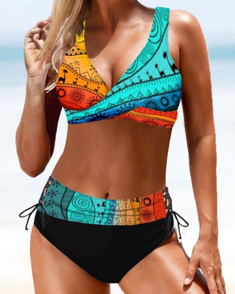 Vibrant Summer Swimwear Bikini