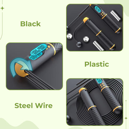 Smart Fitness Jump Rope with Digital Counter