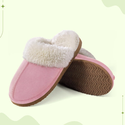 Soft Suede Wool Slippers