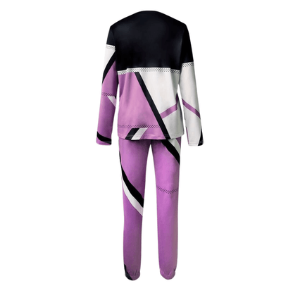 Cozy Geometric Pattern Sleepwear Set