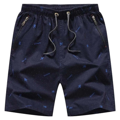 Comfortable Men's Lightweight Summer Shorts with Zip Pocket