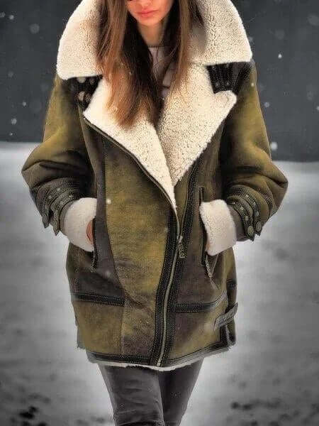 Relaxed Fit Classic Women's Coat - Luxivelle