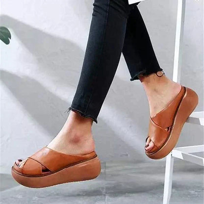 Ladies Buckle Strap Sandals