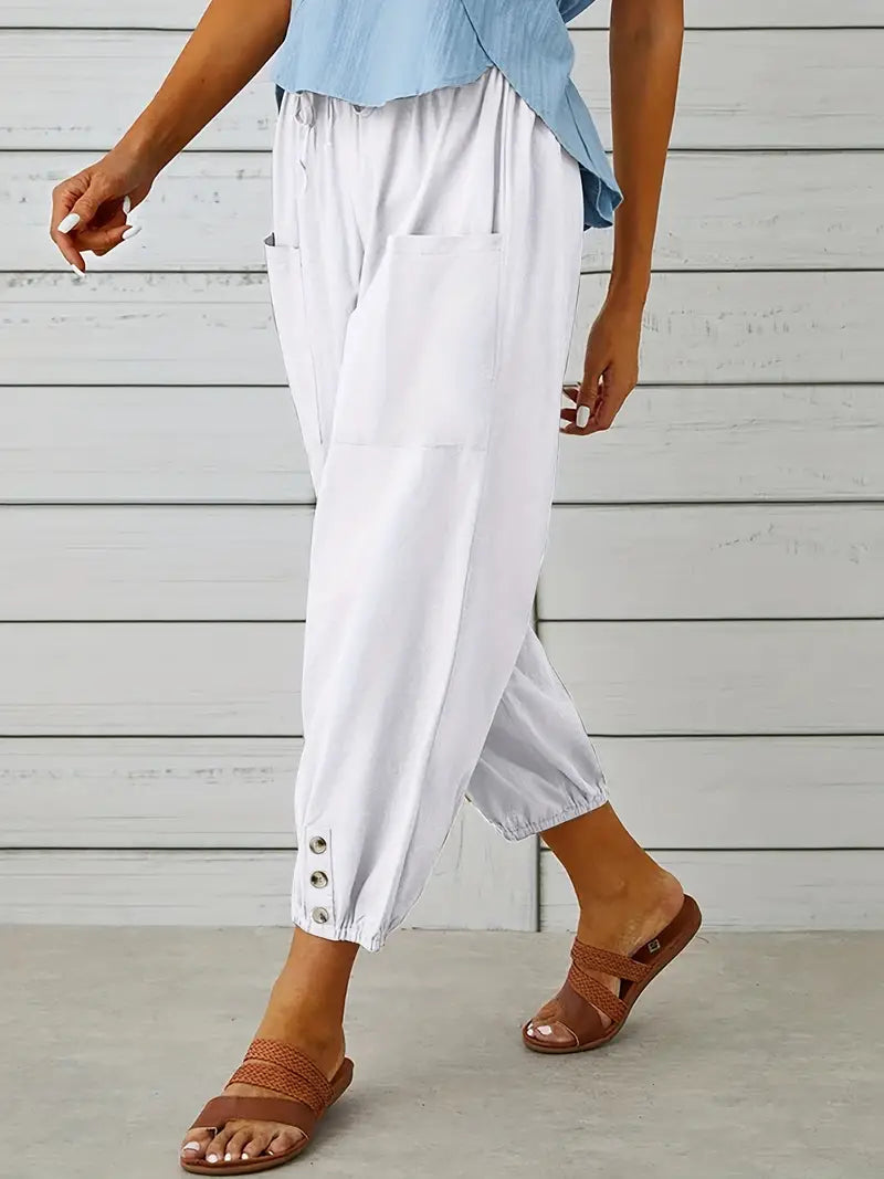 Ladies Comfort Fit Straight Leg Pants